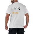 Spooky Inequalities Ghosts Halloween Math Teacher Men's Back Print T-Shirt, trending gift