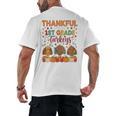 Teach Thanksgiving Teacher Thankful For My 1st Grade Turkeys Men's Back Print T-Shirt, trending gift Teach Thanksgiving Teacher Thankful For My 1st Grade Turkeys Men's Back Print T-Shirt, trending gift