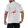 This Teacher Loves Her Flock Flamingo Teacher Class Men's Back Print T-Shirt, trending gift This Teacher Loves Her Flock Flamingo Teacher Class Men's Back Print T-Shirt, trending gift