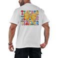 Teacher Pencil Coquette Bow Back To School Teacher Men's Back Print T-Shirt, trending gift Teacher Pencil Coquette Bow Back To School Teacher Men's Back Print T-Shirt, trending gift