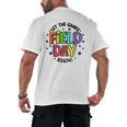 Teacher Student Field Day Let The Games Begin Field Day Men's Back Print T-Shirt, trending gift