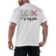 Teaching Is My Jam For Women Teacher Cute Teachers Outfit Men's Back Print T-Shirt, trending gift Teaching Is My Jam For Women Teacher Cute Teachers Outfit Men's Back Print T-Shirt, trending gift