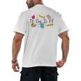 TGIF Teacher Alphabet Kindergarten Teacher Appreciation Men's Back Print T-Shirt, trending gift