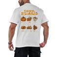 Thankful Syllables Teacher Thanksgiving Educational Kids Men's Back Print T-Shirt, trending gift