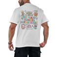 The Tired Teachers Department Retro Groovy Back To School Men's Back Print T-Shirt, trending gift The Tired Teachers Department Retro Groovy Back To School Men's Back Print T-Shirt, trending gift