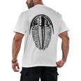 Trilobite Fossil Geology Teacher Student Geologist Men's Back Print T-Shirt, trending gift Trilobite Fossil Geology Teacher Student Geologist Men's Back Print T-Shirt, trending gift
