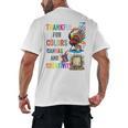 Turkey Thanksgiving Art Teacher Costume Tee For Artists Men's Back Print T-Shirt, trending gift