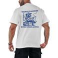 Weird Teachers Build Character Shirt Raccoon Teacher Men's Back Print T-Shirt, trending gift