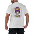 Witchy Teacher Halloween Messy Bun Teacher Bleached Men's Back Print T-Shirt, trending gift Witchy Teacher Halloween Messy Bun Teacher Bleached Men's Back Print T-Shirt, trending gift