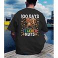 100 Days Of Driving My Teacher Nuts Dabbing Squirrel School Men's Back Print T-Shirt, funny gift 100 Days Of Driving My Teacher Nuts Dabbing Squirrel School Men's Back Print T-Shirt, funny gift