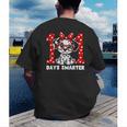 100 Days Smarter 101st Day School Dalmatian Dog Teacher Kids Men's Back Print T-Shirt, funny gift