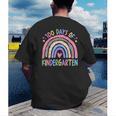 100th Day Of Kindergarten Teacher Kids 100 Days Smarter Men's Back Print T-Shirt, funny gift 100th Day Of Kindergarten Teacher Kids 100 Days Smarter Men's Back Print T-Shirt, funny gift