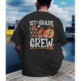 1st Grade Boo Crew Cute Ghost Halloween Teacher Kids Men's Back Print T-Shirt, funny gift