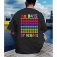 50 Days Of School Hearts Teacher Happy 50th Day Of School Men's Back Print T-Shirt, funny gift 50 Days Of School Hearts Teacher Happy 50th Day Of School Men's Back Print T-Shirt, funny gift