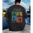Abbott Elementary Colorful Pop Art Teachers TV Show Men's Back Print T-Shirt, funny gift
