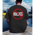 Anti Bullying No Bullies School Teacher Student Kindness Men's Back Print T-Shirt, funny gift