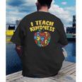 Autism Teacher Shirt I Teach Kindness Apple Puzzle Awareness Men's Back Print T-Shirt, funny gift Autism Teacher Shirt I Teach Kindness Apple Puzzle Awareness Men's Back Print T-Shirt, funny gift