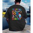I Blasted Through 100 Days Of School 100th Day Teacher Kids Men's Back Print T-Shirt, funny gift