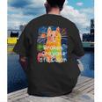 Broken Crayons Still Color Cat Teacher Men's Back Print T-Shirt, funny gift