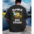 Bumble Bee Squad Honey Bumblebee Teacher Team Group Men's Back Print T-Shirt, funny gift