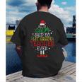 All Is Calm Said No 1st Grade Teacher Ever Christmas Teacher Men's Back Print T-Shirt, funny gift