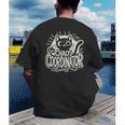 Cat Chaos Coordinator For Women Mom Halloween Teacher Men's Back Print T-Shirt, funny gift Cat Chaos Coordinator For Women Mom Halloween Teacher Men's Back Print T-Shirt, funny gift
