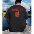 Caterpillar Friday Fruit Kindergarten Teacher Men Women Kids Men's Back Print T-Shirt, funny gift Caterpillar Friday Fruit Kindergarten Teacher Men Women Kids Men's Back Print T-Shirt, funny gift