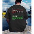 Chemist Science Teacher Student Chemistry Men's Back Print T-Shirt, funny gift