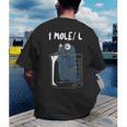 Chemistry Chemist Student Science Teacher Mole Men's Back Print T-Shirt, funny gift Chemistry Chemist Student Science Teacher Mole Men's Back Print T-Shirt, funny gift