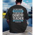 Chemistry Teacher Appreciation Men Women T-Shirt Men's Back Print T-Shirt, funny gift