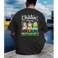 Chillin With My Pre-K Snowmies Christmas Teacher Xmas Men's Back Print T-Shirt, funny gift Chillin With My Pre-K Snowmies Christmas Teacher Xmas Men's Back Print T-Shirt, funny gift