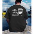 Coffee Teach Repeat Women's Misses Plus Size Teacher Men's Back Print T-Shirt, funny gift Coffee Teach Repeat Women's Misses Plus Size Teacher Men's Back Print T-Shirt, funny gift