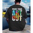 Cool Artist For Men Women Painter Art Teacher Paint Artists Men's Back Print T-Shirt, funny gift Cool Artist For Men Women Painter Art Teacher Paint Artists Men's Back Print T-Shirt, funny gift