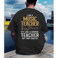 Cool Music Teacher Art For Men Women School Orchestra Coach Men's Back Print T-Shirt, funny gift Cool Music Teacher Art For Men Women School Orchestra Coach Men's Back Print T-Shirt, funny gift