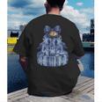 Coquette Bow Book Tree Merry Christmas Xmas Teacher Holiday Men's Back Print T-Shirt, funny gift Coquette Bow Book Tree Merry Christmas Xmas Teacher Holiday Men's Back Print T-Shirt, funny gift