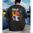 Cute Teach Love And Inspire Men Women Teacher Men's Back Print T-Shirt, funny gift Cute Teach Love And Inspire Men Women Teacher Men's Back Print T-Shirt, funny gift