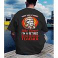 What Day Is Today Retired Special Education Teacher Men's Back Print T-Shirt, funny gift What Day Is Today Retired Special Education Teacher Men's Back Print T-Shirt, funny gift