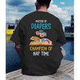 Daycare Provider Master Of Diapers Childcare Teacher Men's Back Print T-Shirt, funny gift Daycare Provider Master Of Diapers Childcare Teacher Men's Back Print T-Shirt, funny gift