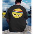 The Eggcellent Athlete Good Egg Teacher Halloween Food Group Men's Back Print T-Shirt, funny gift