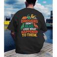 English Teacher Dinosaurs Didn’t Read What Happened To Them Men's Back Print T-Shirt, funny gift English Teacher Dinosaurs Didn’t Read What Happened To Them Men's Back Print T-Shirt, funny gift