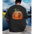 Fall Book Autumn Reading Teacher Halloween Pumpkin Season Men's Back Print T-Shirt, funny gift Fall Book Autumn Reading Teacher Halloween Pumpkin Season Men's Back Print T-Shirt, funny gift