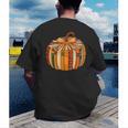 Fall Book Halloween Costume Autumn Pumpkin Teacher Kids Men's Back Print T-Shirt, funny gift