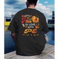 Lets Fall In Love With PE Teacher Thanksgiving Men's Back Print T-Shirt, funny gift Lets Fall In Love With PE Teacher Thanksgiving Men's Back Print T-Shirt, funny gift