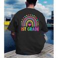 First Grade Rainbow Girls Boys Teacher Team 1st Grade Squad Men's Back Print T-Shirt, funny gift First Grade Rainbow Girls Boys Teacher Team 1st Grade Squad Men's Back Print T-Shirt, funny gift