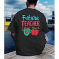 Future Teacher Education Student Men's Back Print T-Shirt, funny gift