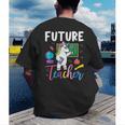 Future Teacher School Teacher Female Men's Back Print T-Shirt, funny gift Future Teacher School Teacher Female Men's Back Print T-Shirt, funny gift