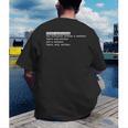 Grammar Teacher And Punny Punctuation Men's Back Print T-Shirt, funny gift Grammar Teacher And Punny Punctuation Men's Back Print T-Shirt, funny gift