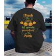 Halloween Cutest Pumpkins First Grade Teacher Men's Back Print T-Shirt, funny gift Halloween Cutest Pumpkins First Grade Teacher Men's Back Print T-Shirt, funny gift
