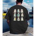 Halloween Science Teacher Student Ghost Laboratory Men Women Men's Back Print T-Shirt, funny gift Halloween Science Teacher Student Ghost Laboratory Men Women Men's Back Print T-Shirt, funny gift