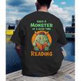Halloween Teacher Librarian Monster Reading Books Men Women Kids Men's Back Print T-Shirt, funny gift Halloween Teacher Librarian Monster Reading Books Men Women Kids Men's Back Print T-Shirt, funny gift
